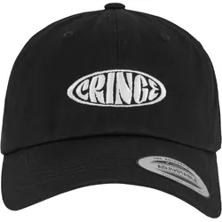 Snapback Cap MISTERTEE "MisterTee Cringe Low Profile Cotton Twill", Damen, Gr. one size, schwarz, 100% Baumwolle, bedruckt, casual, Caps