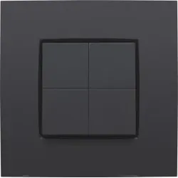 Niko Züblin 122-91004 Niko Dimmschalter für Hue System Niko Intense Anthracite 12291004