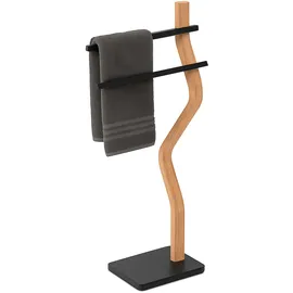 Relaxdays Handtuchständer Mehrfarbig Holz/Kunststoff