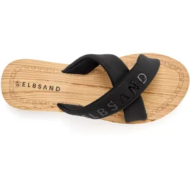 ELBSAND Badelatsche Schwarz 40