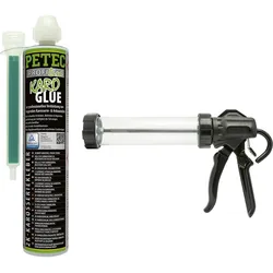 1x195 Ml Petec 2k Karosserie Karo Glue Karosseriekleber+ Handausdrückpistole: Art.-nr. 98195