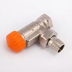 Heimeier Thermostat-Ventilunterteil 3911-02.000 Eck, DN 15, mit automatischer Durchflussregelung