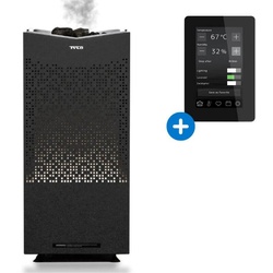 Tylö Crown Combi Elite 6-10kW Saunaofen mit Saunasteuerung Elite Cloud, kW: Leistung 10.5 kW, Farbe: Schwarz