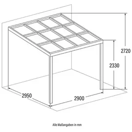 Home Deluxe Solis Deluxe 290 x 295 cm weiß