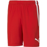 Puma Teamliga Shorts, rot/weiß, L