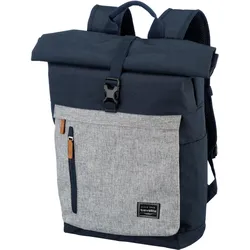 Rucksack Travel Basic Rollup travelite BLAU|grau 35 LITER