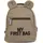 Childhome CHILDHOME, Kinderrucksack Baby, Schule, Kindergarten, Vorschule, Kinderkrippe, Zwei Fächer, Lunchbag/Flaschen geeignet, Abnehmbare Sicherheitsschn...