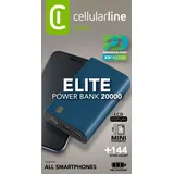 Cellular Line Cellularline Power Bank Elite 20000 blau (PBDISPL01PD20000B)