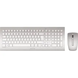 Cherry DW 8000 Wireless Tastatur CH Set weiß/silber