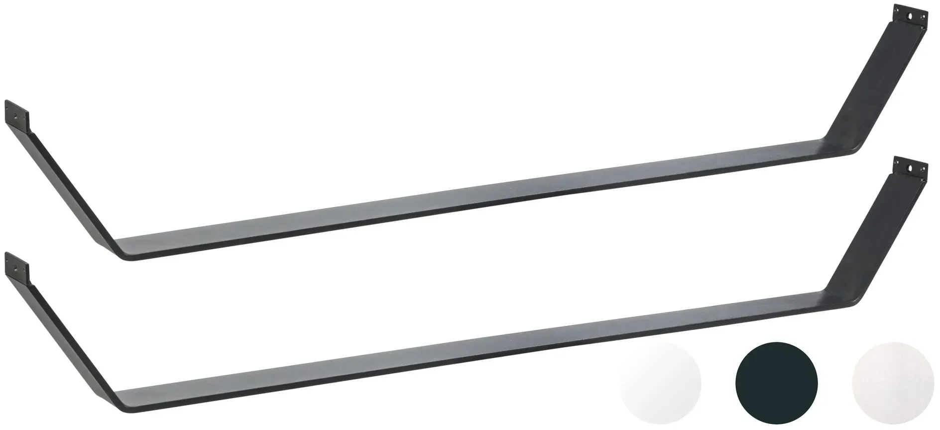 Hasena Füsse Slid 2er-Set / 20 cm / 180 cm / Anthrazit