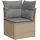 vidaXL Garten-Lounge-Set 9-tlg. beige