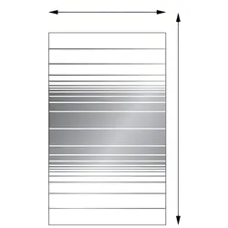 Glaswindschutz San Francisco nach Maß – Windschutz Maßanfertigung aus 8 mm ESG mit satinierten Streifen, pflegeleicht, für Garten & Terrasse