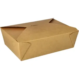 Papstar Lunchboxen Pappe 50 St. 2 l Braun
