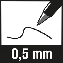 Schneider Kugelschreibermine 575 M 0,5 mm Blau 5 St./Pack.