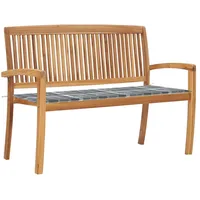 vidaXL Stapelbank 128,5 x 19 x 90 cm Braun
