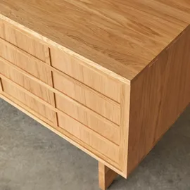 Tikamoon Sideboard Miu 135 cm Beige