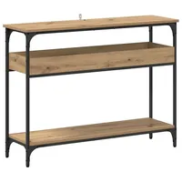 VidaXL Konsolentisch Eiche handwerklich 100 x 29 x 75
