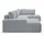 werk2 Wohnlandschaft »Rotterdam-U U-Form«, Design Wohnlandschaft in Cord mit Schlaffunktion & Bettkasten