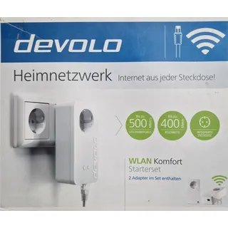 NEU: devolo dLAN 550+ WiFi Starter Kit WLAN Komfort Starterset 9873 Neu&OVP