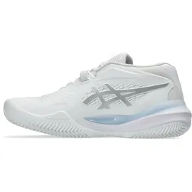Asics GEL-RESOLUTION X CLAY, Größe 40 in Grau WHITE/PURE SILVER