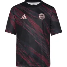adidas FC Bayern München Pre-Match-Shirt 25/26 schwarz Kinder Gr. 176