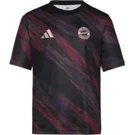 adidas FC Bayern München Pre-Match-Shirt 25/26 schwarz Kinder Gr. 176