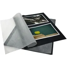 Goldbuch Fotokarton schwarz DIN A4 mit Pergamin 20 Blatt