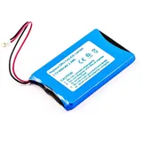 MICROBATTERY mbcp0030 Lithium-Ionen (Li-Ion) Akku 600 mAh 3,7 V Li-Ion Lithium-Ionen Akku (600 mAh), wiederaufladbar, Telefon, 3,7 V, 2,2 Wh, Schwarz, Blau