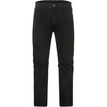 Rokker Hunter Black Herren Motorradjeans Baumwolle schwarz, W34/L32