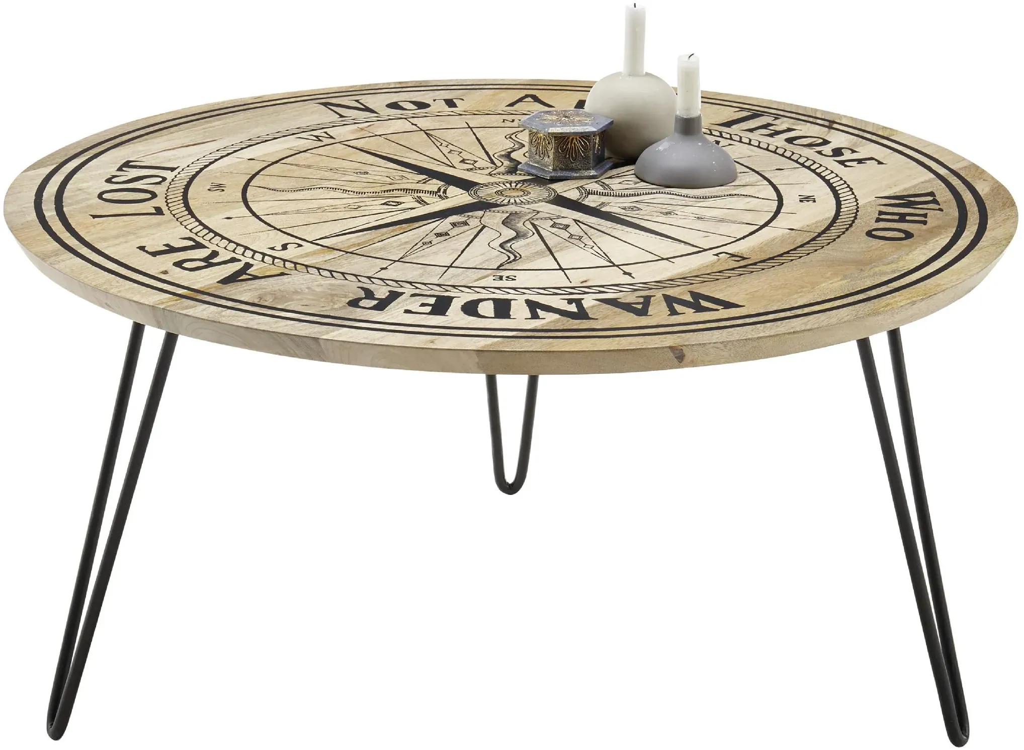 Couchtisch NEVIS (BHT 90x46x90 cm) - BHT 90x46x90 cm