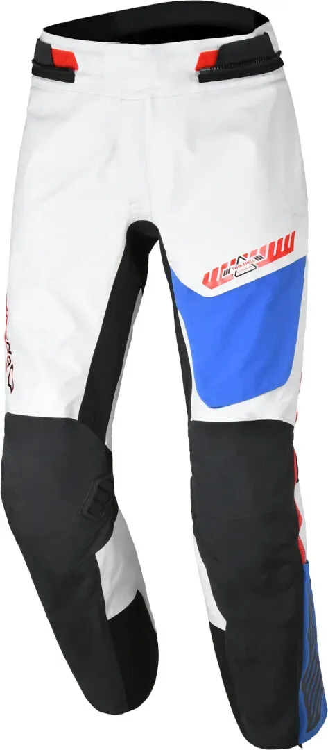 Macna Synchrone waterdichte motorfiets textiel broek, zwart-grijs, M