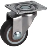 Möbelrolle mit Platte Ø 32 mm