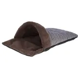 Kerbl Pet Kuschelsack Thea, 40x70x12cm, braun/blau