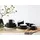 CreaTable NORDIC COOL BLACK Kombiservice 16-tlg. schwarz/weiß