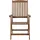 Beliani Amantea Gartenstuhl 54 x 0 x 105 cm dunkelbraun 1 St.