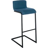 CLP Barhocker port Schwarz blau/Stoff