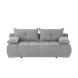 deinbett switch Schlafsofa mit Boxspringpolsterung Gala ¦ grau ¦ Maße (cm): B: 208 H: 92 T: 102.0