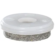 Wagner QuickClick Einsatz Möbelgleiter ULTRASOFT zum Eindrücken; ø 25 mm; natur; 20 Stück