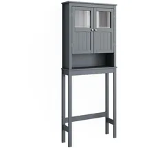 Vicco Toilettenschrank Bianco Grau 69 x 171 cm MDF