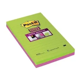 Post-it Super Sticky Haftnotizen extrastark 46453SSA farbsortiert, 3 Blöcke