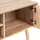 Beliani Franklin Lowboard 150 x 51 x 39 cm Hellbraun Holz