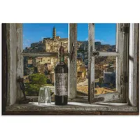 ARTland »Blick aus dem Fenster Matera, Italien«, Fenster &