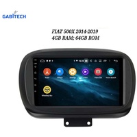 GABITECH 9" Android 13 Autoradio Navi für FIAT 500X 2014-2019 4GB RAM 64GB ROM Autoradio schwarz
