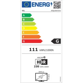 TCL 65QLED870 65 Zoll QLED 4K Google TV