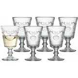 LA Rochère France La Rochère Versailles Weingläser 6er Set transparent
