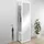 OTTO home Paris Garderobenschrank 190x50x35 Silber/Weiß