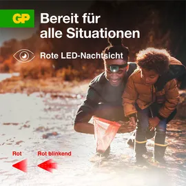 GP Discovery GPDISHLCH44BL058 LED Stirnlampe batteriebetrieben 300lm 36h GPDISHLCH44BL058