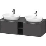 Duravit D-Neo Konsolenwaschtischunterbau wandhängend Graphit Matt 1400x550x459 mm - DE4950B70490000 DE4950B70490000