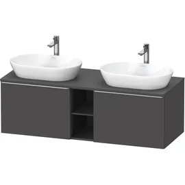 Duravit D-Neo Konsolenwaschtischunterbau wandhängend Graphit Matt 1400x550x459 mm - DE4950B70490000 DE4950B70490000