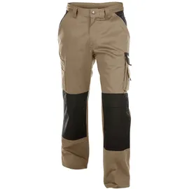 DASSY Arbeitshose mit Kniepolstertaschen, khaki/schwarz
